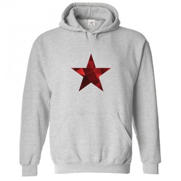 Red Star Classic Unisex Kids and Adults Pullover Hoodie